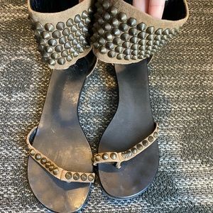 Giuseppe Zanotti and Balmain